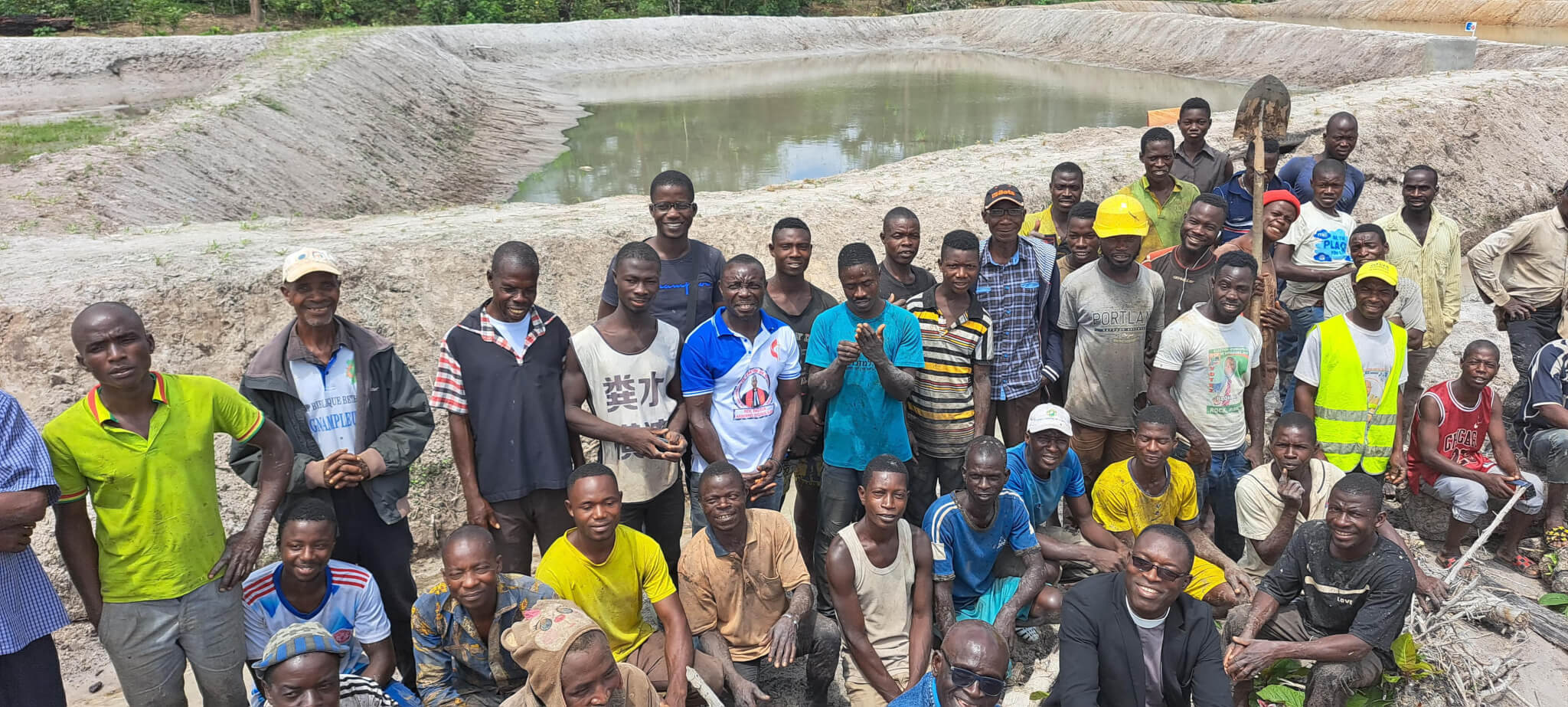 Youth Workers Fish Farming Cote d'Ivoire