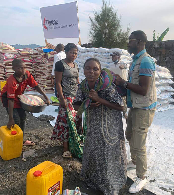 Church helps thousands of displaced families in Congo