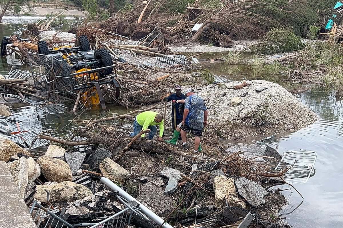 Catastrophic flooding in Central Texas