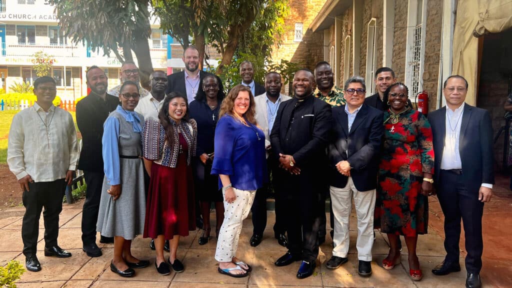 Newly commissioned missionaries, Lavington United Church, Nairobi, Kenya. April 8, 2026. Photo: Susan Clark