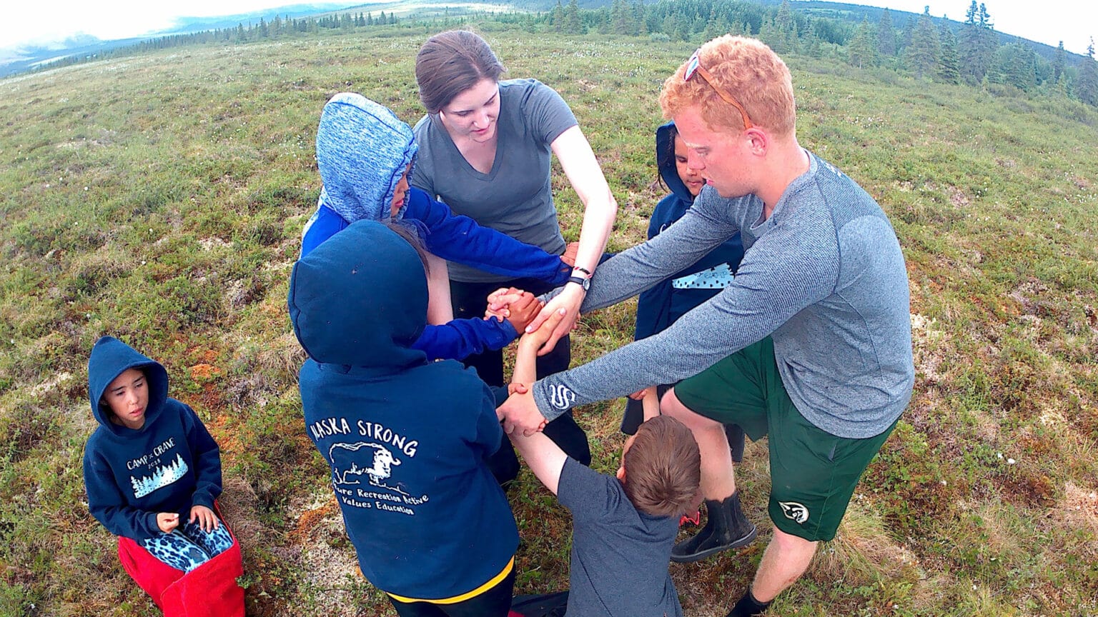 US-2 Alisha Rohrer is pictured serving with children and youth in Alaska in 2017-2019.